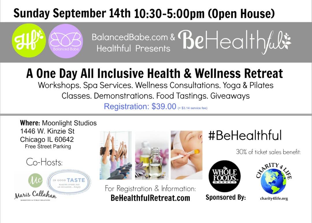 Spa Day!  Relax and Rejuvenate This Sunday at BeHealthyful’s Health & Wellness Retreat