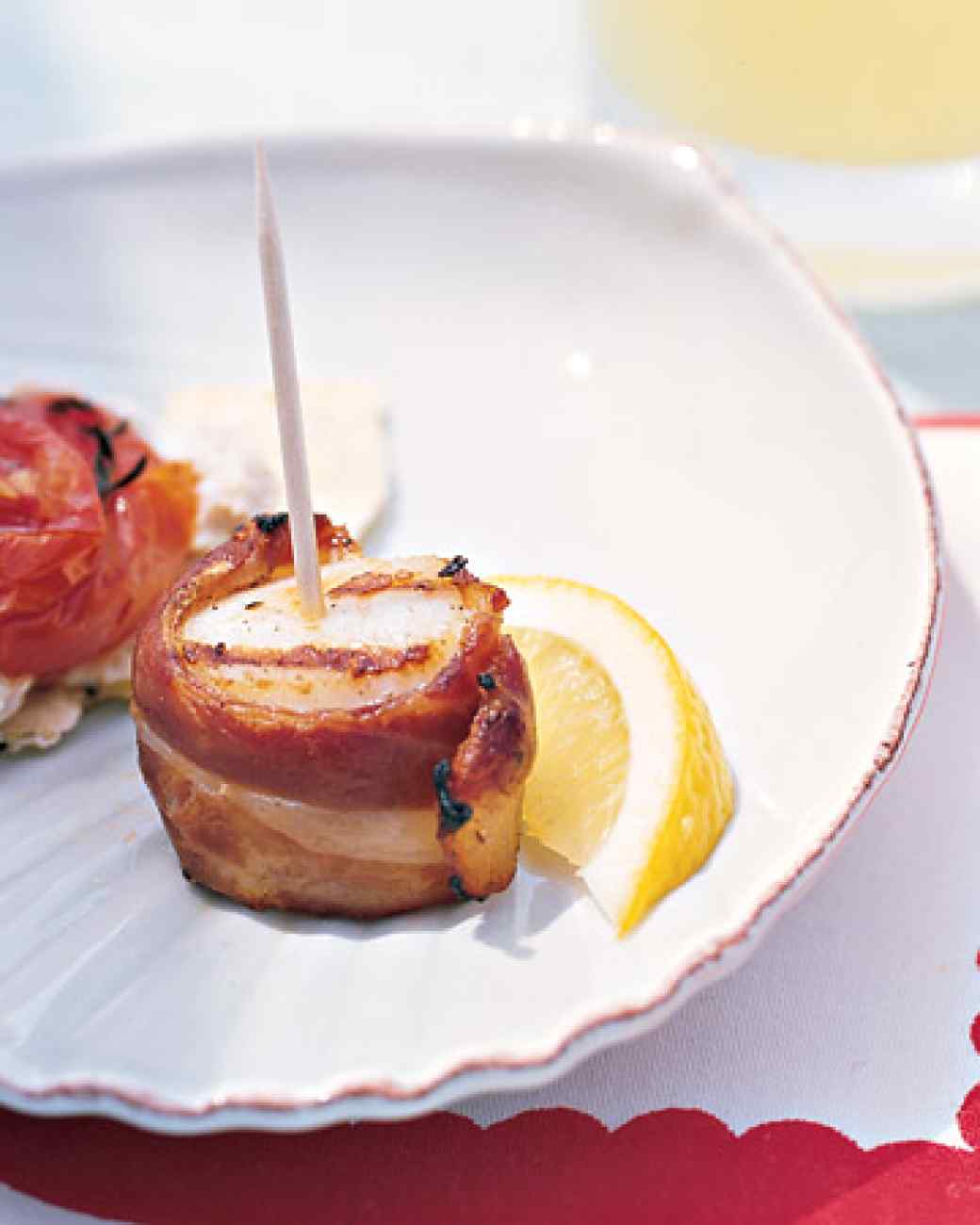 Grilled Scallops wrapped in Prosciutto from Martha Stewart