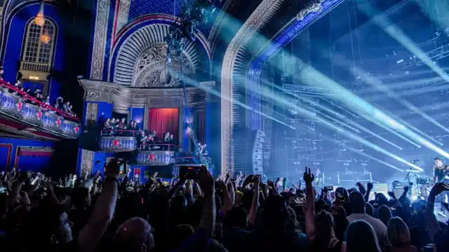 Riviera Theater Interior Blue