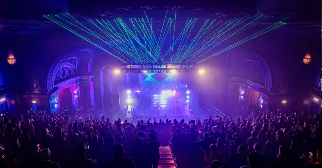 Riviera Theater Lasers